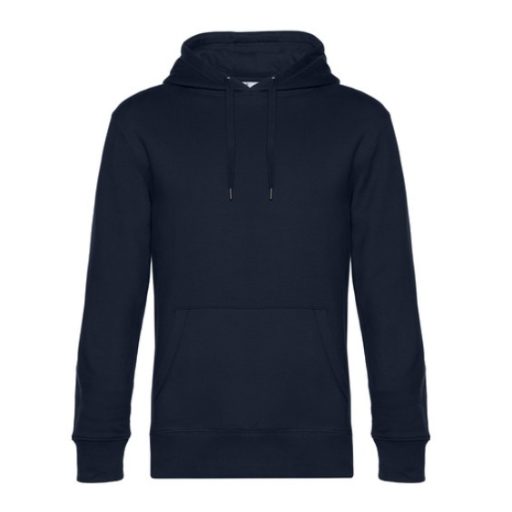 B&C WU02K KING kapucnis pulóver NAVY S-XXL