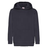   Fruit of the Loom 062043 gyerek kapucnis pulóver DEEP NAVY 116-164