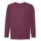 Fruit of the Loom 062041 gyerek kereknyakú pulóver BURGUNDY 116-164