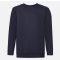 Fruit of the Loom 062041 gyerek kereknyakú pulóver DEEP NAVY 104-164