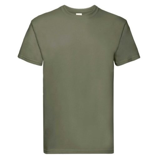 Fruit of the Loom 61044 SUPER PREMIUM T póló Classic olive 3XL méretek 205g/m5