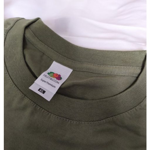 Fruit of the Loom 61044 SUPER PREMIUM T póló Classic olive 3XL méretek 205g/m5