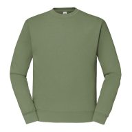   Fruit of the Loom 62202 kereknyakú pulóver CLASSIC OLIVE S-XXL 