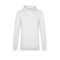 B&C WU03W kapucnis, bebújós pulóver fehér 280gr/m2 XS-3XL
