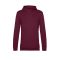 B&C WU03W kapucnis, bebújós pulóver WINE 280gr/m2 S-XXL