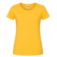   Fruit of the Loom 61424 női ICONIC póló 195T XS-XXL méretek SUNFLOWER