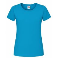   Fruit of the Loom 61424 női ICONIC póló 195T XS -XXL méretek AZURE BLUE