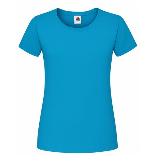 Fruit of the Loom 61424 női ICONIC póló 195T XS -XXL méretek AZURE BLUE