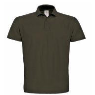  B&C ID.001 galléros póló BARNA S-XXL méretek 