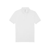 B&C PU424 MY galléros póló 180g/m2 FEHÉR 4XL-5XL