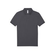 B&C PU424 MY galléros póló 180g/m2 DARK GREY 4XL-5XL