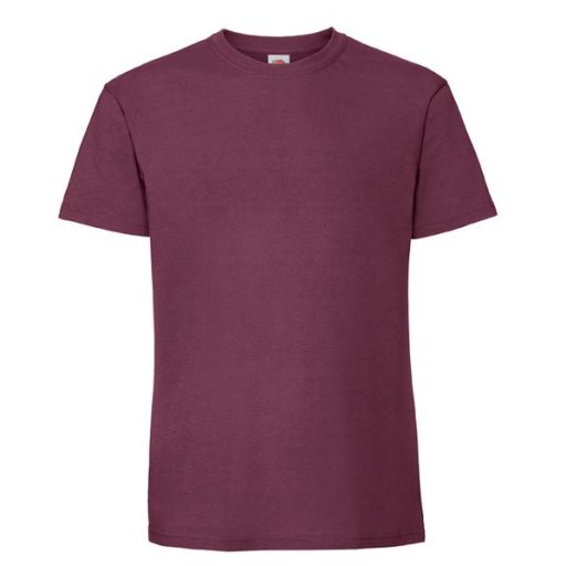 Fruit of the Loom 61422 ICONIC 195 CLASSIC T póló BURGUNDY 3XL 