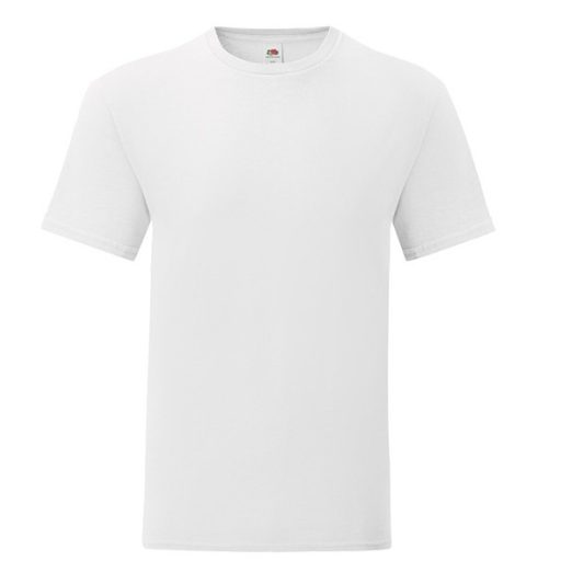 Fruit of the Loom 61430 ICONIC T póló FEHÉR 3XL, 4XL, 5XL méretek 150g/m2