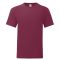 Fruit of the Loom 61430 ICONIC T póló BURGUNDY S-2XL méretek 150g/m2