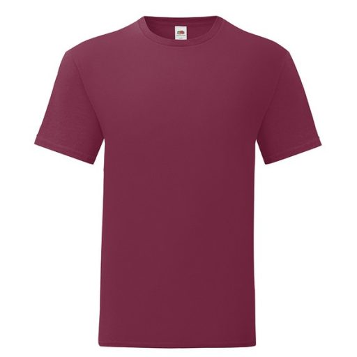 Fruit of the Loom 61430 ICONIC T póló BURGUNDY 3XL méretek 150g/m2