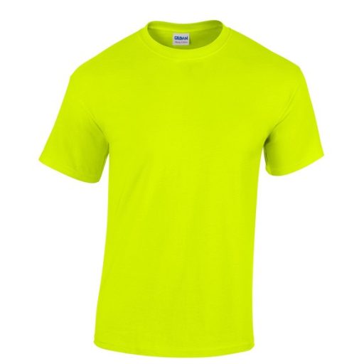 GILDAN 5000 HEAVY T póló SAFETY GREEN S-XXL 