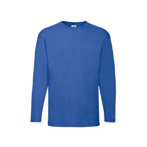 Fruit of the Loom 61038 Valueweight hosszú ujjú T S-2XL méretek ROYAL KÉK
