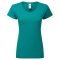 Fruit of the Loom 61424 női ICONIC póló 195T XS-XXL méretek OCEAN TEAL