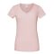 Fruit of the Loom 61444 női ICONIC V-nyakú póló 150T POWDER ROSE XS- XXL méretek 