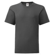   Fruit of the Loom 61023 Kids Iconic 150 T gyerek póló LIGHT GRAPHITE 104-164 méretek 