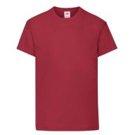   Fruit of the Loom 61019 ORIGINAL KIDS gyerek póló BRICK RED 104-164 méretek 