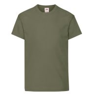   Fruit of the Loom 61019 ORIGINAL KIDS gyerek póló CLASSIC OLIVE 104-164 méretek 