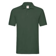   Fruit of the Loom 63218 PREMIUM galléros póló BOTTLE GREEN 3XL