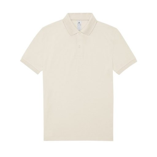 B&C PU424 MY galléros póló 180g/m2 OFF WHITE  S-3XL