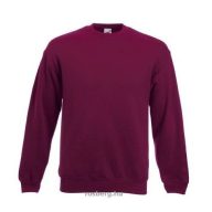 Fruit of the Loom 62202 kereknyakú pulóver BURGUNDY 3XL