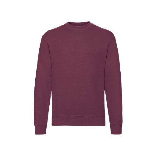 Fruit of the Loom 62202 kereknyakú pulóver BURGUNDY 3XL