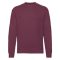 Fruit of the Loom 62202 kereknyakú pulóver BURGUNDY 3XL