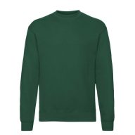   Fruit of the Loom 62202 kereknyakú pulóver BOTTLE GREEN 3XL 