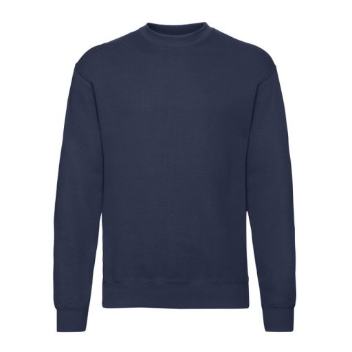Fruit of the Loom 62202 kereknyakú pulóver DEEP NAVY 3XL, 4XL, 5XL