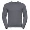 RUSSEL 0R262M0 Authentic kereknyakú pulóvert CONVOY GREY S-XXL 
