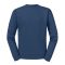 RUSSEL 0R262M0 Authentic kereknyakú pulóvert INDIGO BLUE S-XXL 