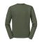 RUSSEL 0R262M0 Authentic kereknyakú pulóvert OLIVE S-XXL 