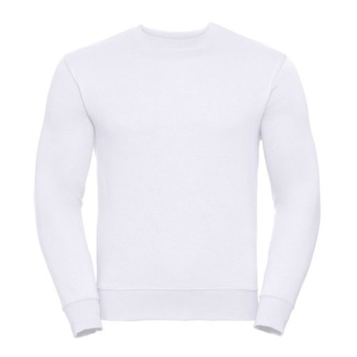 RUSSEL 0R262M0 Authentic kereknyakú pulóver FEHÉR S-XXL 