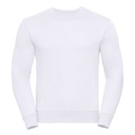 RUSSEL 0R262M0 Authentic kereknyakú pulóver FEHÉR 3XL 