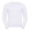 RUSSEL 0R262M0 Authentic kereknyakú pulóver FEHÉR 3XL 