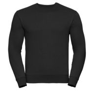   RUSSEL 0R262M0 Authentic kereknyakú pulóver FEKETE 3XL, 4XL, 5XL