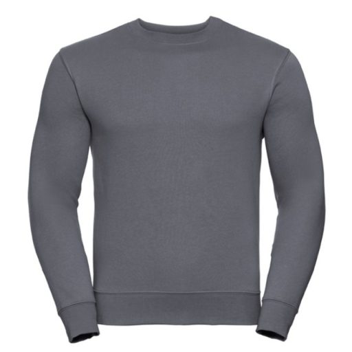 RUSSEL 0R262M0 Authentic kereknyakú pulóvert CONVOY GREY 3XL, 4XL 