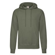 Fruit of the Loom 62208 kapucnis pulóver CLASSIC OLIVE 3XL