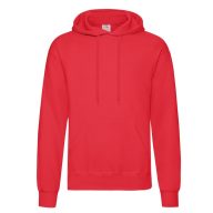 Fruit of the Loom 62208 kapucnis pulóver RED 3XL
