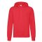 Fruit of the Loom 62208 kapucnis pulóver RED 3XL