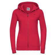   RUSSEL női 0R266F0 Authentic kapucnis, cipzáros pulóver XS-XL PIROS 