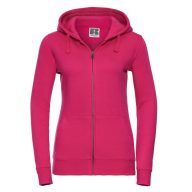   RUSSEL női 0R266F0 Authentic kapucnis, cipzáros pulóver M-L FUXIA