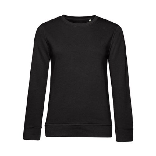 B&C WW32B Inspire női kereknyakú pulóver XS-XL FEKETE