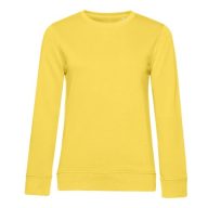   B&C WW32B Inspire női kereknyakú pulóver XS-XL YELLOW FIZZ