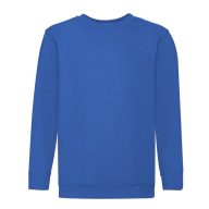   Fruit of the Loom 062041 gyerek kereknyakú pulóver ROYAL BLUE 116-164 