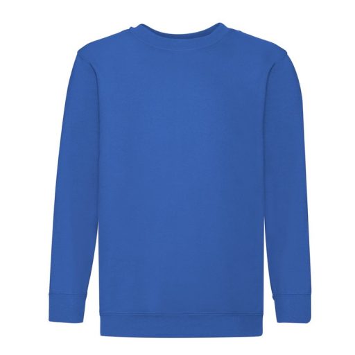 Fruit of the Loom 062041 gyerek kereknyakú pulóver ROYAL BLUE 116-164 